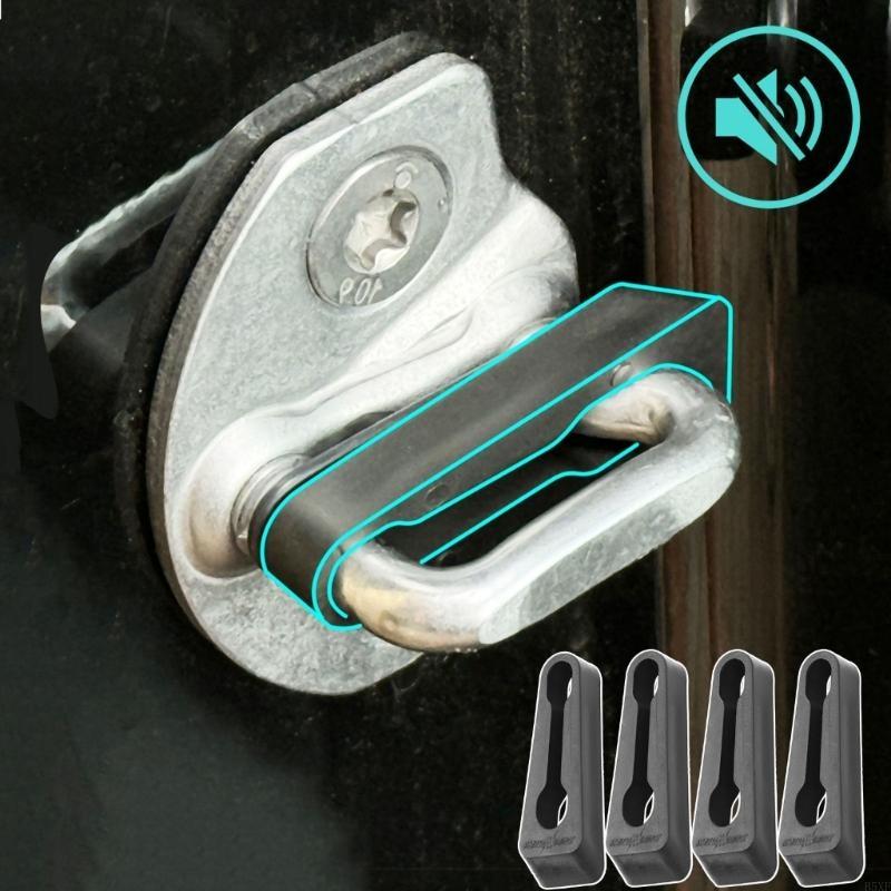 2025 New Car Door Lock Silencers Cushions Auto Lock Buffer Pads Soundproofing Door Lock Dampers Vehicle Accessories for Car