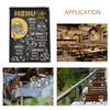 BAAJ-4PCS Menu Covers, Menu Covers 8.5X11inch, Menu Holder 4 Page 8 View, Restaurant Menu Covers For A4 Size Paper, Menu Book Du