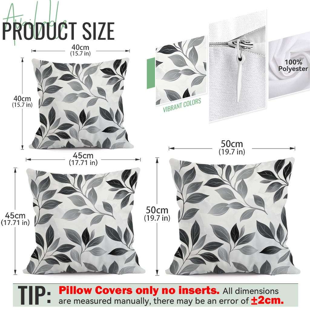 Geometric Leaves Cushion Covers Pillowcase Fantasy-Inspired Decor For Your Home Sofa Cushion Cover Living Room Bed Car Decor
