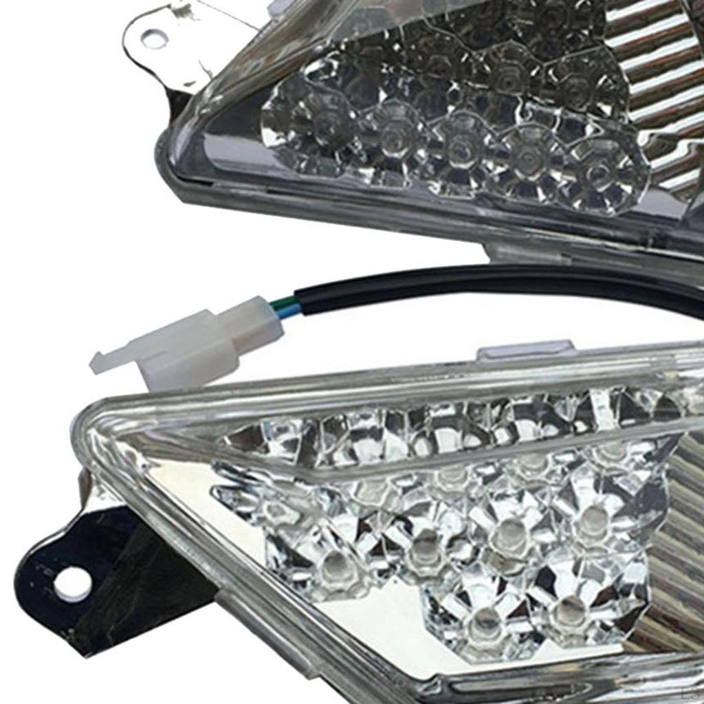 2Pcs LED Turn Signal Indicator Lights Night Warning Light Easy Installation Spare, Bulb