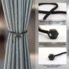 2 Pcs 2-color magnetic buckle modern simple light luxury magnetic curtain buckle creative tie strap tie rope collection tie acce