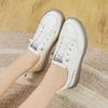 Small leather shoes autumn new beef tendon soft sole casual mother flat sole single shoes