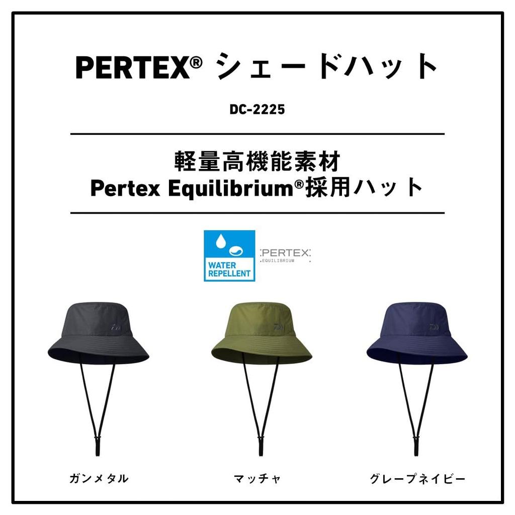 Daiwa PERTEX Shade Hat 25DC-2225 Gunmetal Free Size