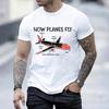 Unisex Funny How Planes Fly Graphic T Shirt Aviation Pilot Lover Gift Short Sleeve Oneck Tees Casual Streetwear Airplane Tshirt