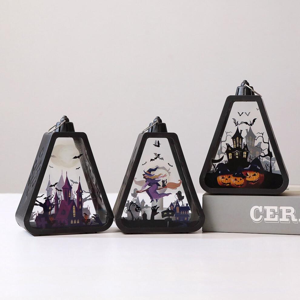 Halloween Pumpkin Lantern LED Flickering Portable