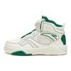 Anta Kids Non-Slip Shock Absorbing Durable Lightweight High-Top Skate Shoes Kids Skate Shoes White Green 312318008H-4