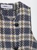 European & American Women's Summer Plaid Sleeveless Vest and Wide Pleated Culottes Set A36231/2
