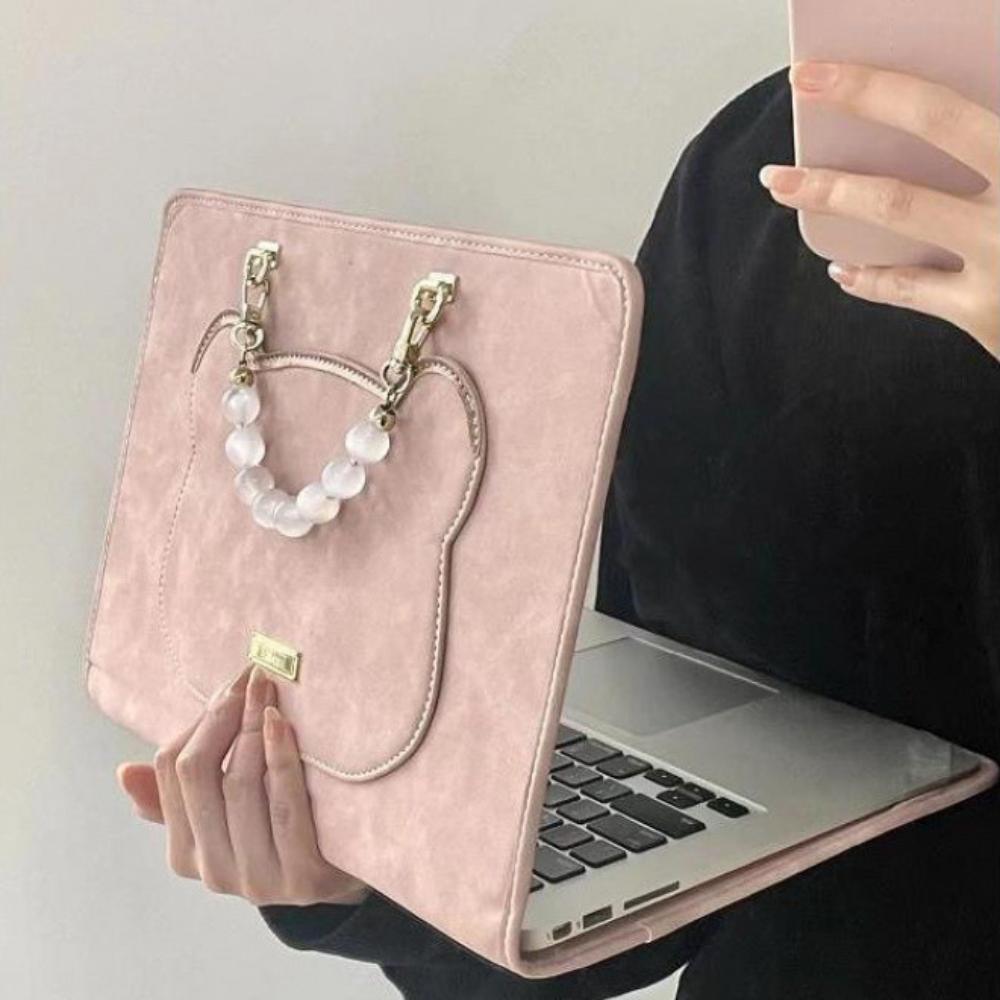 

Dissipate Heat Free Access Laptop Sleeve Fashion Computer Protective Case For Girl 13 inch рожевий