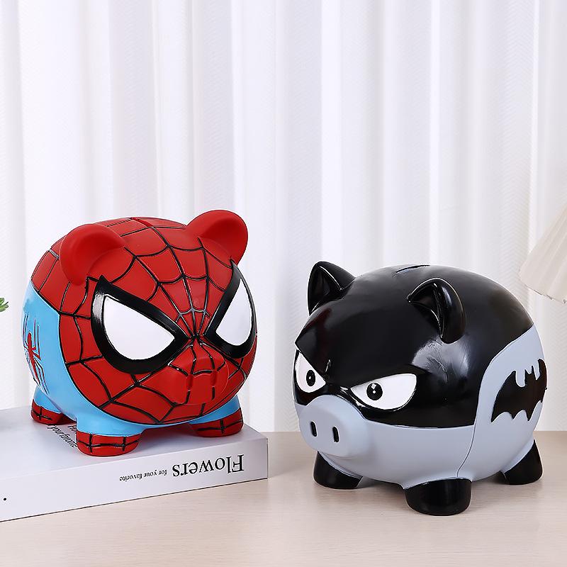Spider-Man Piggy Bank: Silicone, Durable, Kids' Gift for Children's Day