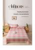 Striped Coarse Cloth Bed Sheet Set: Washable, Skin-Friendly, Cool Mat for Home & Dorm. Available In Single/Double Three-Piece Set.
