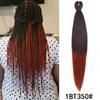 Fluffy EZ Large Three-Color Silk Braid Wig - Low-Temperature, Flame Retardant Styling