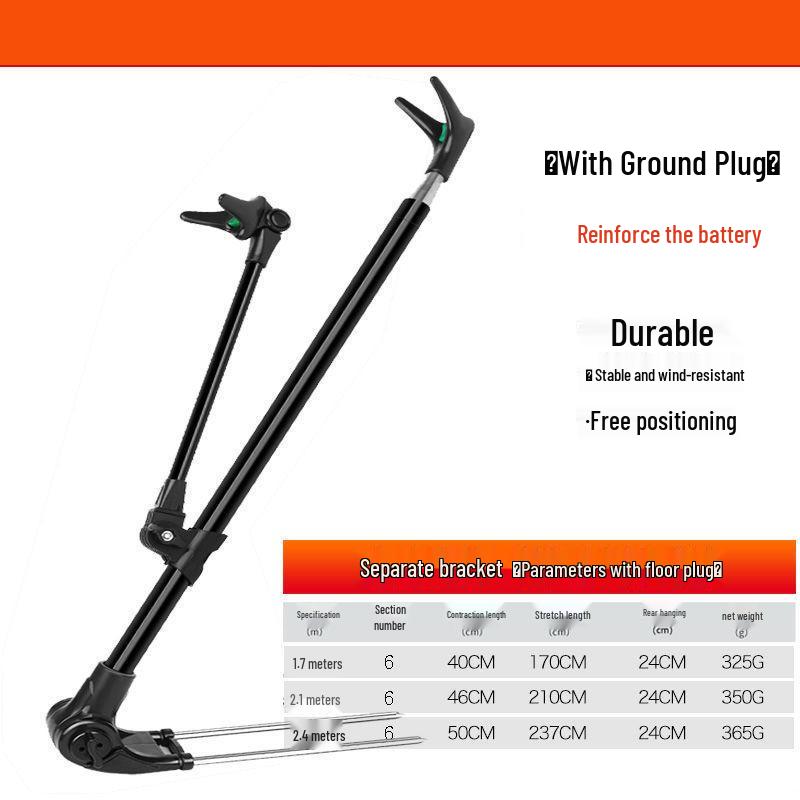 Ground Insert Table Fishing Rod Holder Stand