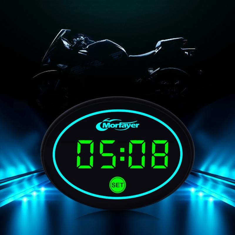 Voltages Gauges Dust-proof LED Watch Digital Display Panel Meter for Motorcycles