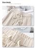 Women's Navy Blue Casual Straight-Leg Sweatpants - Spring/Summer 2025 Collection