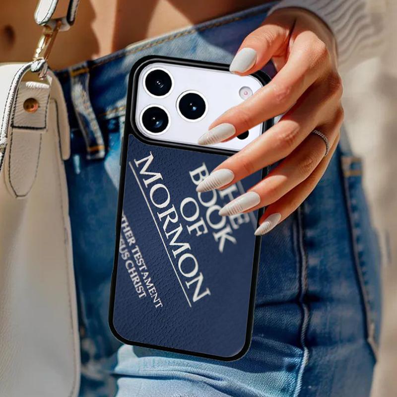 

The Book of Mormon Jesus Christ Bible Phone Case For iPhone 17 Air 14 15 13 12 Max Cover For Apple 16e 11 Pro Max Plus Coque iPhone 14pro max