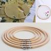 Embroidery Hoops Frame 6Inch/15CM Bamboo Embroidery Hoop Rings Circle Embroidery Loops for DIY Cross Stitch Needle Craft Tool