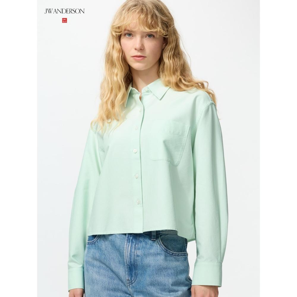 Uniqlo Oxford Boxy Shirt  Long Sleeve 