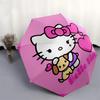 1pc Hello Kitty with Puppy Heart Umbrella with Plastic Handle,Suitable for All Seasons Home Travel Outdoor UmbrellaSanlio405
