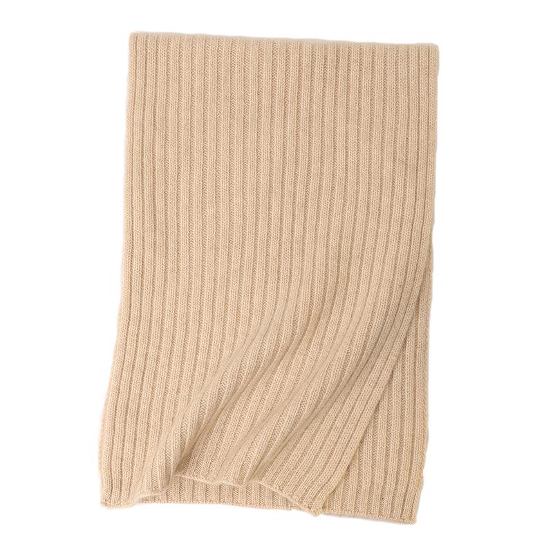 Striped Cashmere Scarf - Fashionable, Warm, and Simple Style for Autumn and Winter Over 175cm