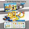 Electric Magnetic Track Building Blocks Set