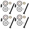 Fuel Injector Nozzle Seal Kit 038103385A 1417010997 Injector Bolt Studs Screws For V W Udi Tdi Seat Injec Tor Seal Washer Kits