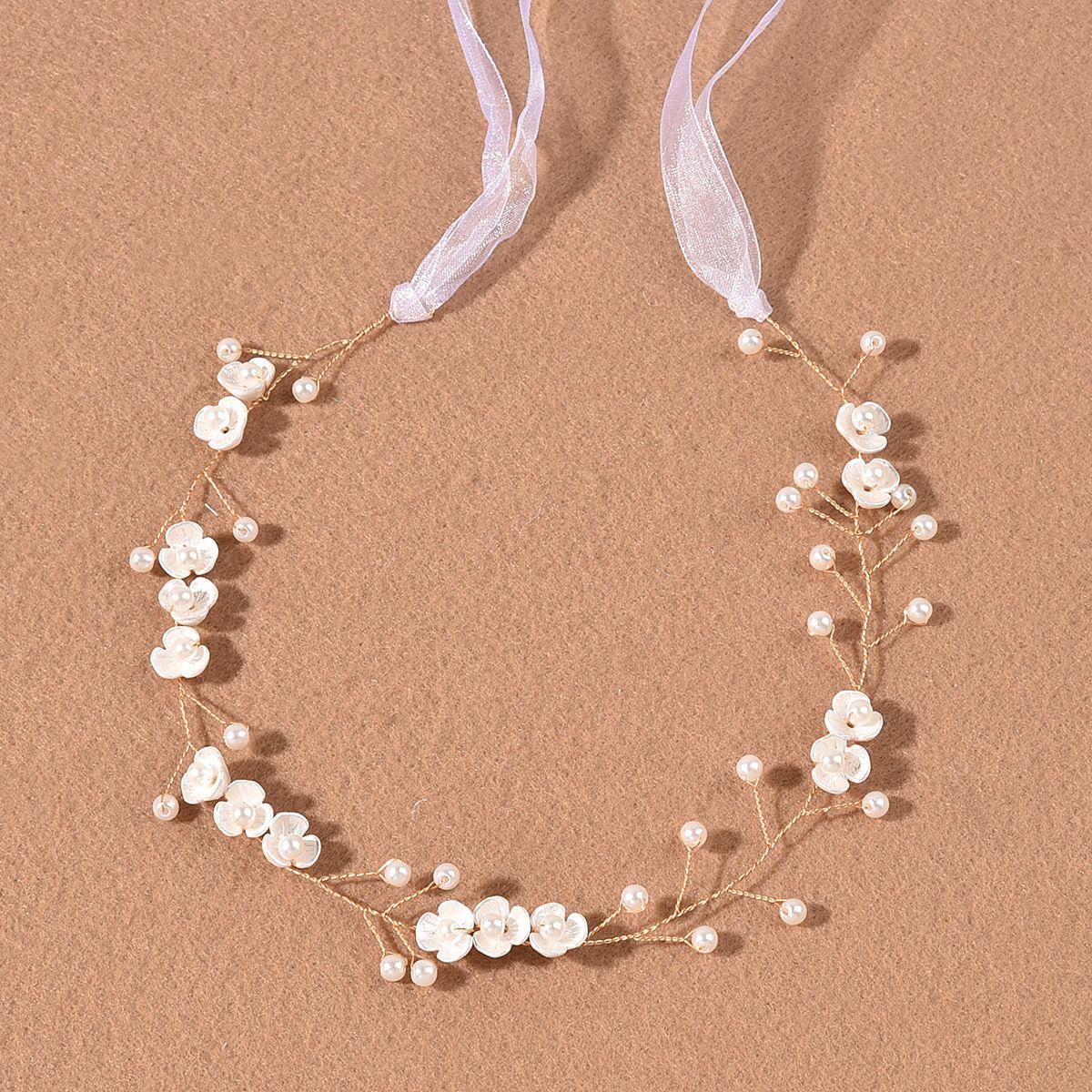 

Women Wedding/Prom Hair Accessories Handmade Headwear Bride Headbands Pearl Hair Vine