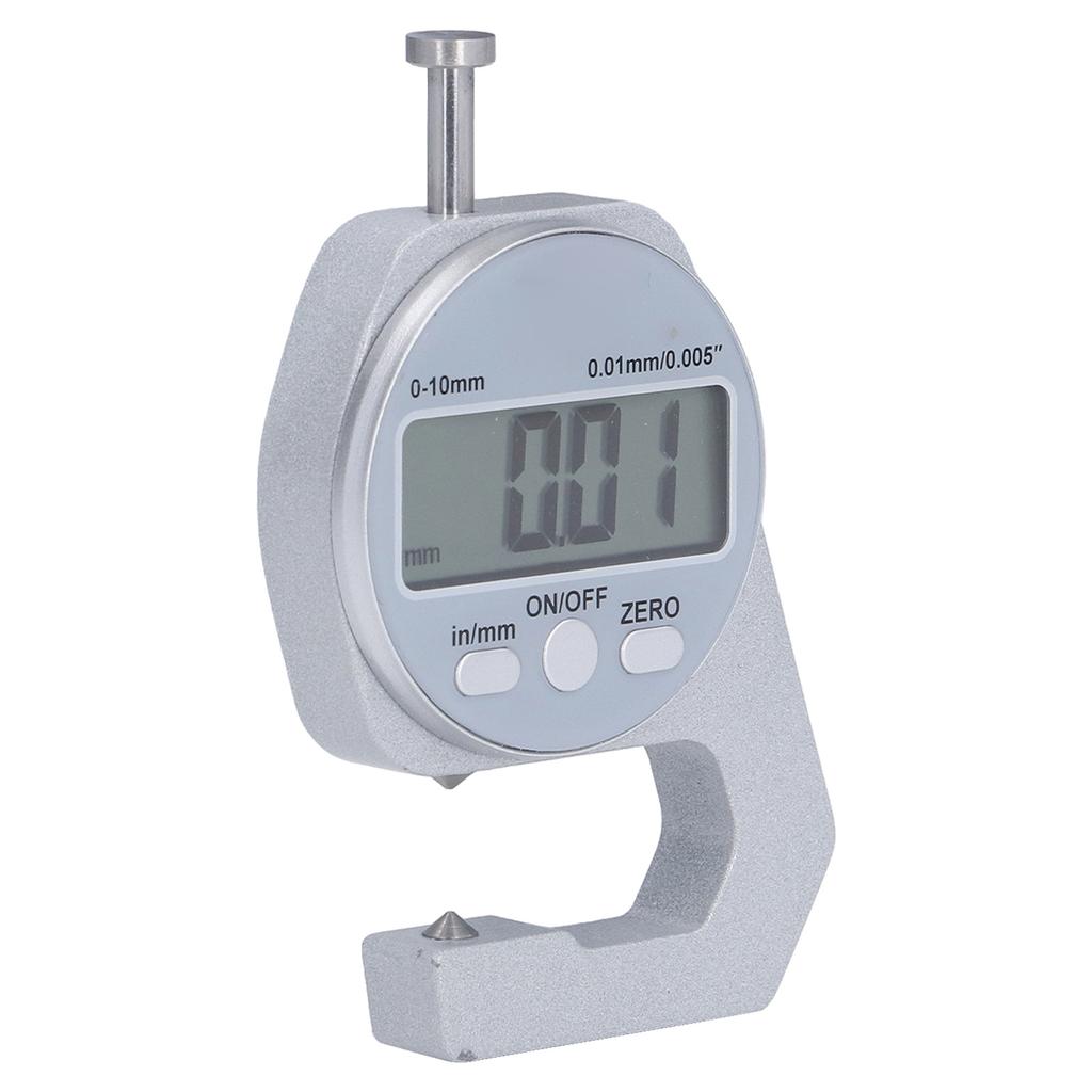 Digital Thickness Gauge 0‑10mm Range Mini Electronic Caliper Thickness Meter with LCD Digital Display