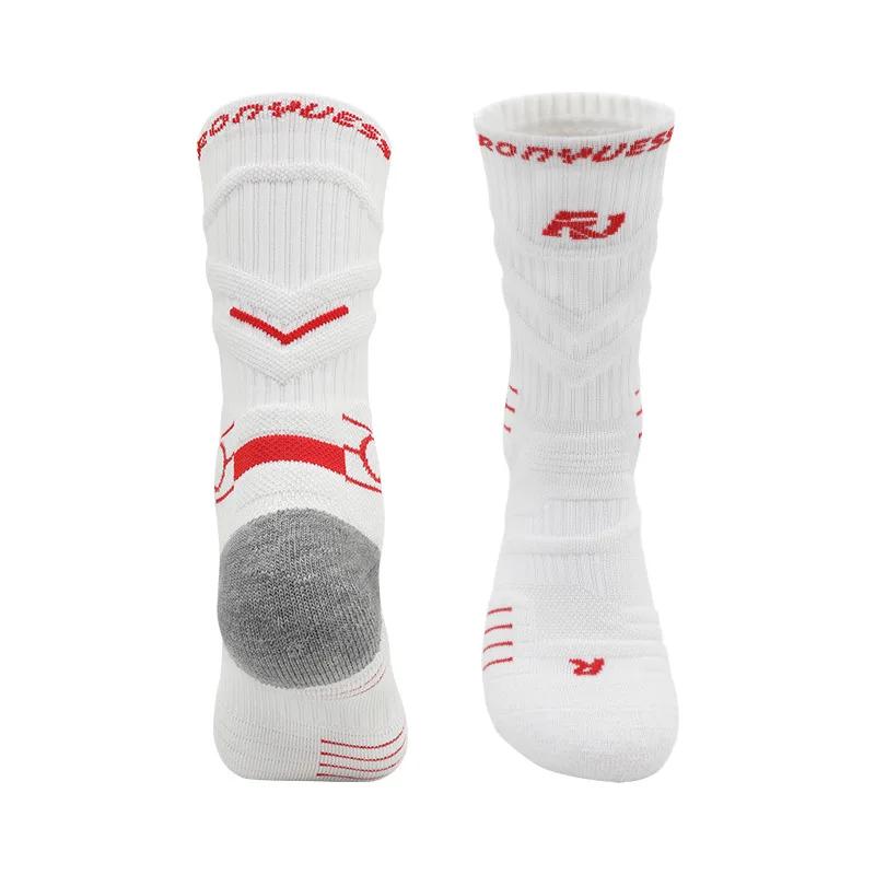 Professional Damping Sport Short Socks Compression Bright Color Towel Bottom Running Football Cycling Outdoor Basketball Socks