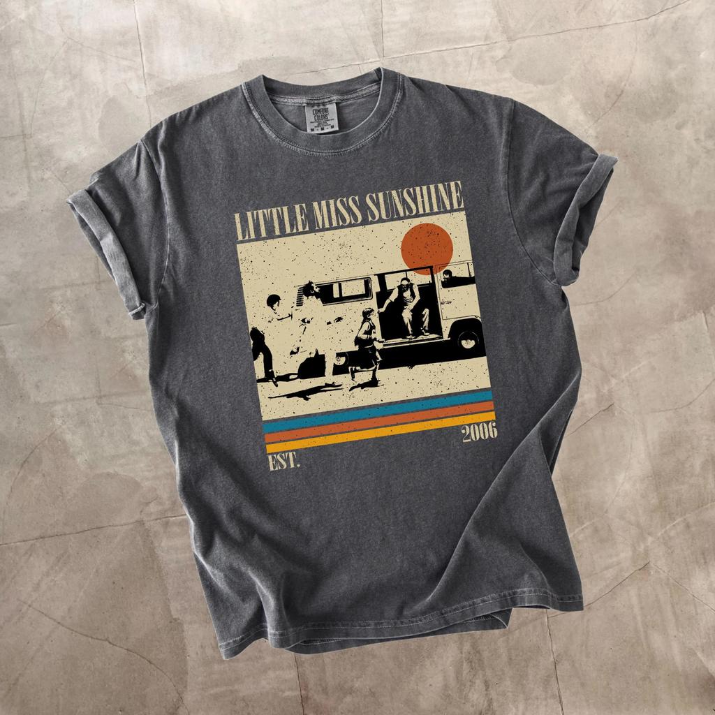 Sunshine Little Beauty Movie Tshirt Comfortable Collar Tshirt Retro Tshirt Printed Pattern Tshirt Gift for Fans