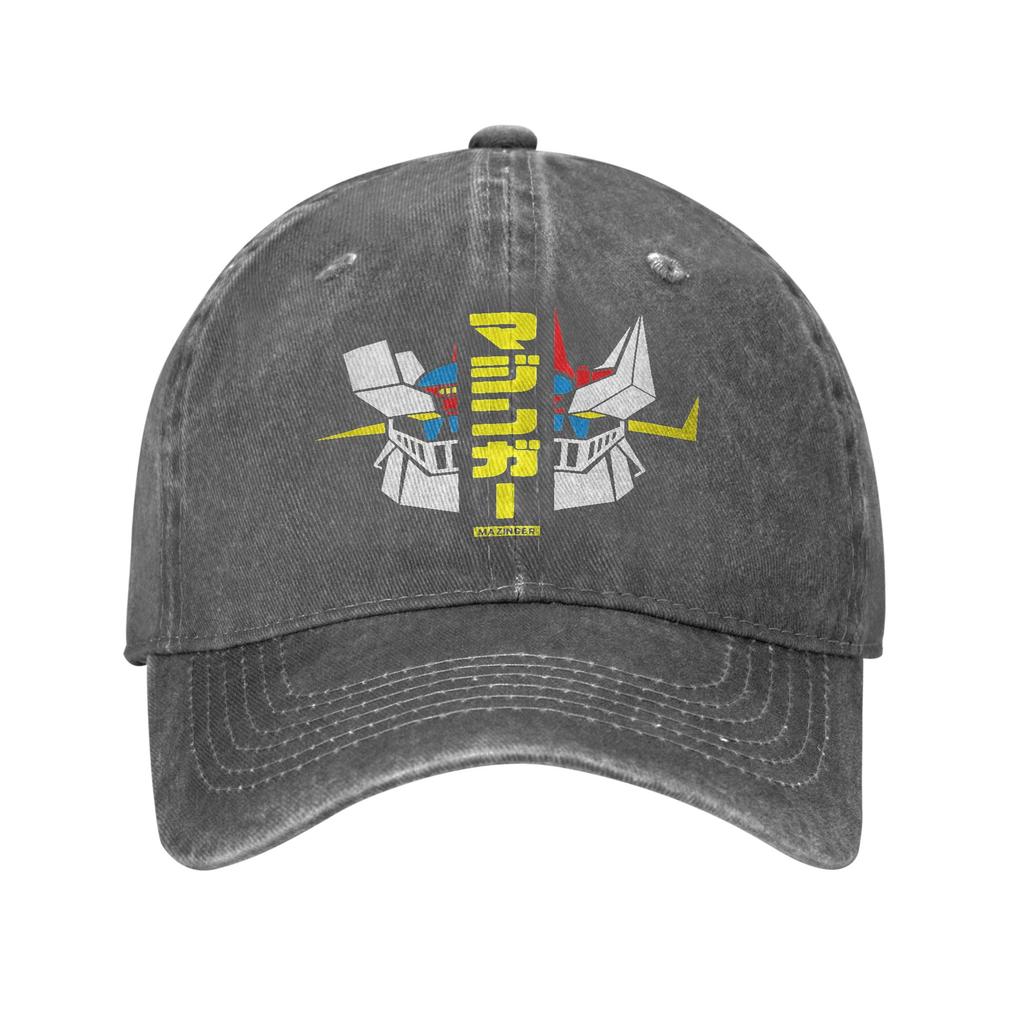 Mazinger Z and Great Mazinger Anime Gift Baseball Caps Peaked Cap Mazinger Z Sun Shade Hats for Unisex