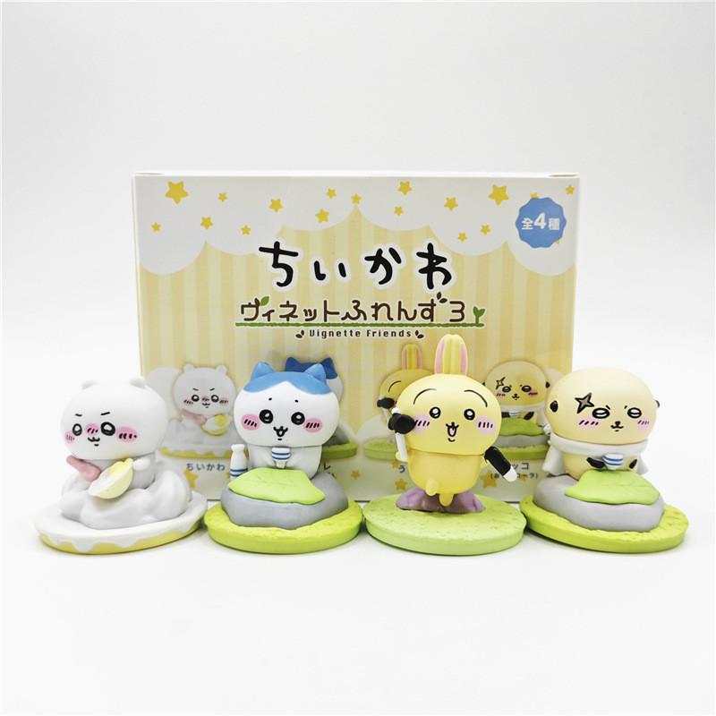 Figurines Cartoon Chiikawa Desktop Decor Collectible Kids Birthday Toys Gift