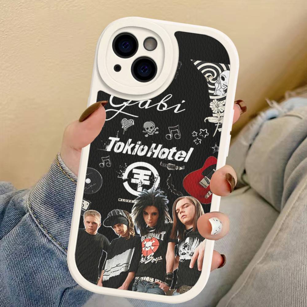 Tokio Hotel Band Phone Case For IPhone 16 15 14 13 12 11 Pro Max Plus Soft Leather Cover