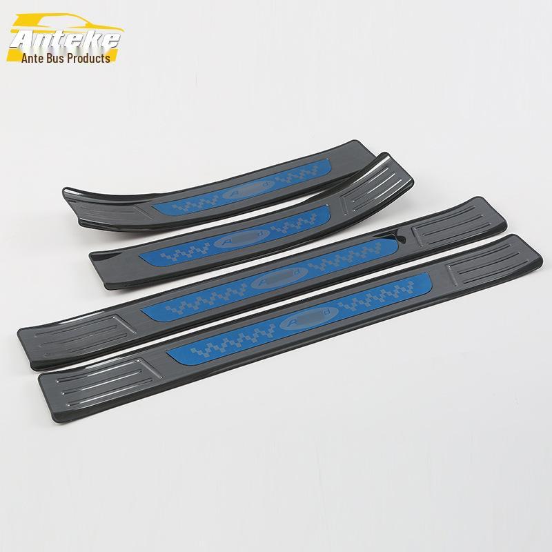 Fits 18 Models: 10th-Gen Accord Door Sill & Bumper Trunk Welcome Pedal Trim