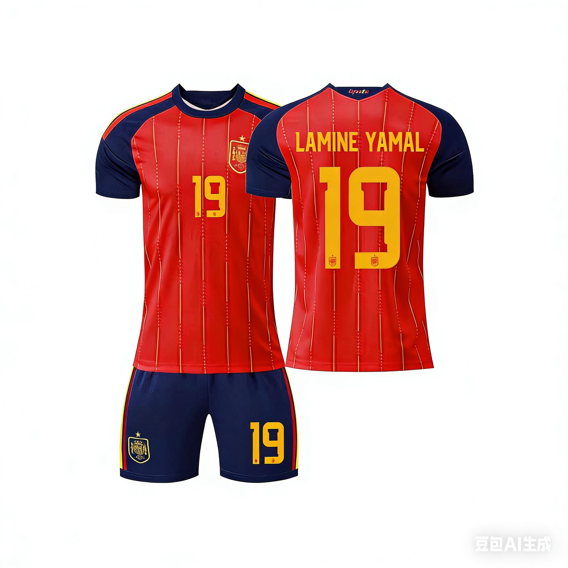World Cup Jersey No. 19 Football Jersey Set France 10 Dynamic Music 16