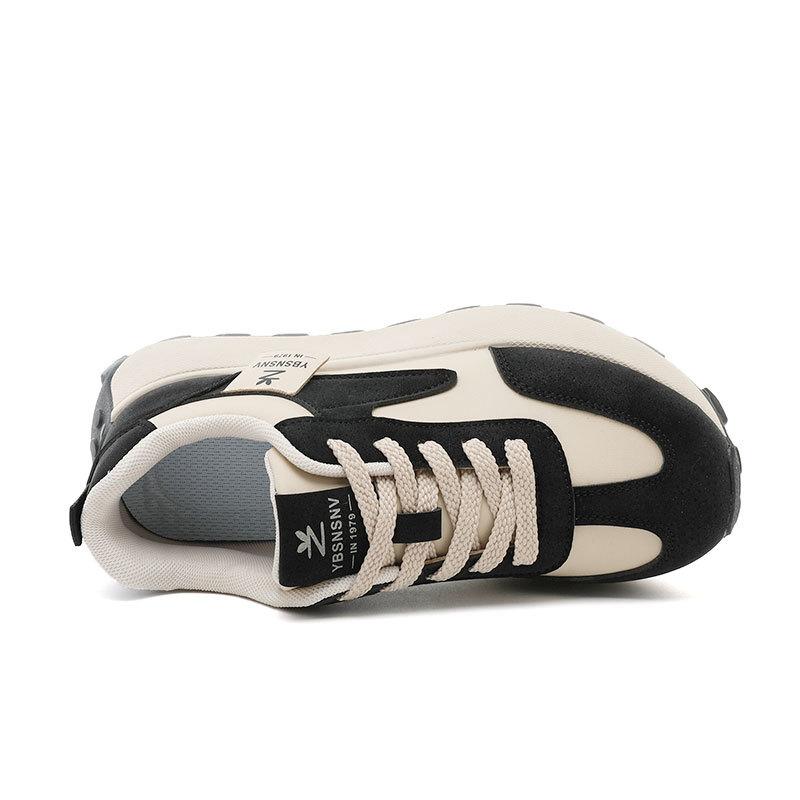 YBF New Breathable Spring and Autumn Wear-resistant Casual Thin-soled Heightening College Board Shoes
