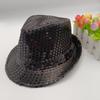 Adult Children's Stage Jazz Hat June Day Festival Performance Dance Sequin Hat KTV Party Black Hat