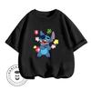 Stitch Cartoon Short-Sleeve T-Shirt 2026 Children's Summer T-Shirt Hot-Selling Casual Top Teenagers New Fashion
