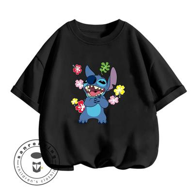 Stitch Cartoon Kurzarm-T-Shirt 2026 – Sommer-T-Shirt für Kinder, Verkaufsschlager, lässiges Oberteil für Teenager, neue Mode