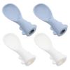 4Pcs Detachable Silicone Baby Spoons Set Attachments For Pouches Toddler Feeding Spoon Infant Newborn Dessert Sugar Spoons Baby4