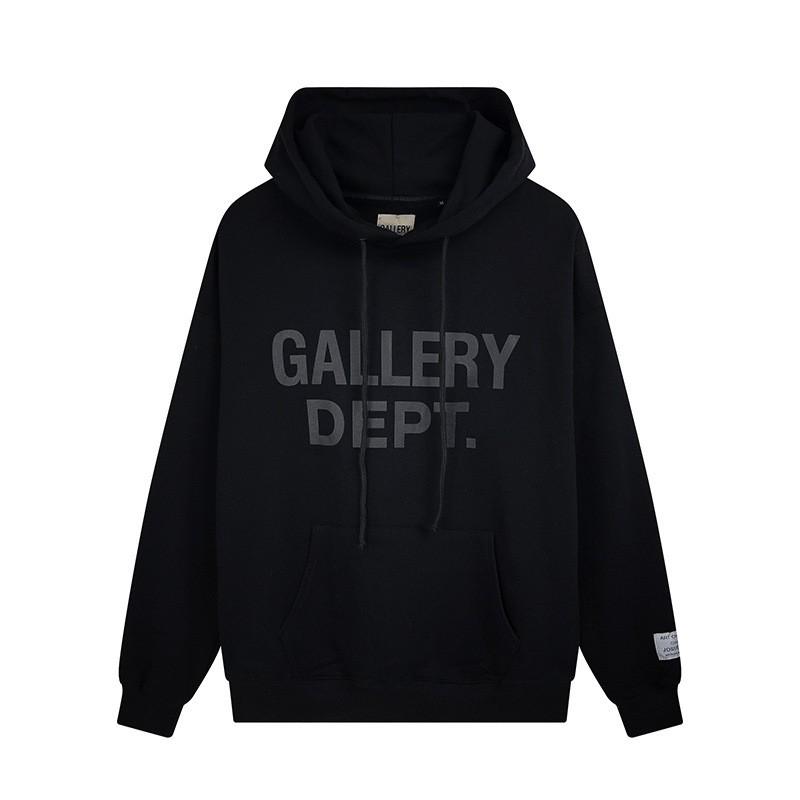 Prémiová GALERIE s potiskem písmen Vintage mikina Unisex Oversized Streetwear Mikina Pánská Dámská