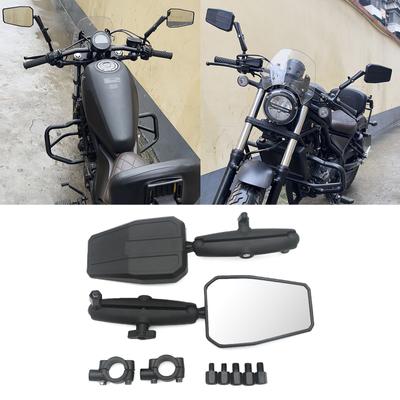 Handlebar Rear View Mirrors Foldable Mirrors for Westwind Adventure Off-road Motorcycle Rotating Angle Adjustable Mirror