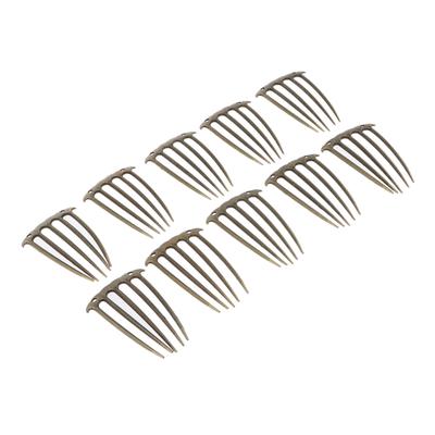 10 ks DIY sponky na hřebínky na boční zuby na vlasy Slide for Decors