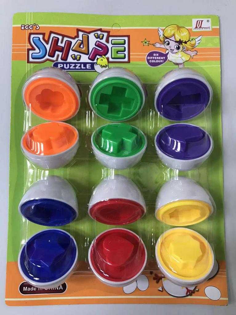 50 Style Matching Smart Eggs: Educational Toys for Early Childhood Cognitive Development