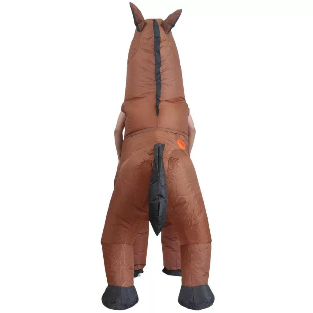 Costume gonfiabile da cavallo per Halloween per divertimento all'aperto