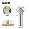 Efficient R10 Curved Cutting Router Bit Wear Resistant Chamfer Router Bit For Carpentry Cabinetmaking Projects