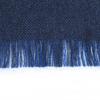 Great HERMES shawl Navy black cashmere Women Used