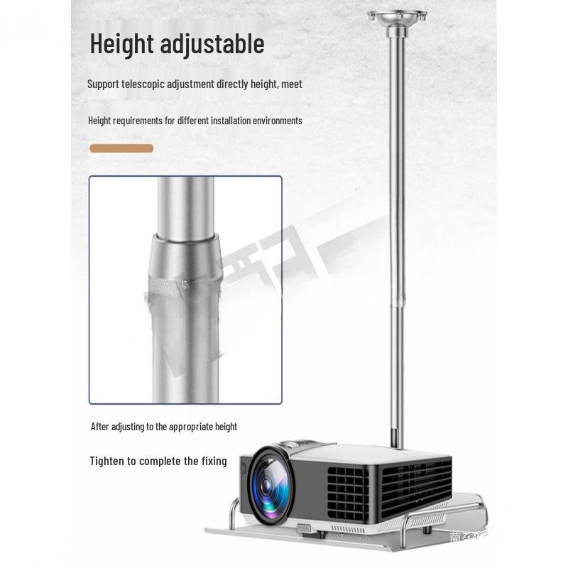 Projector Ceiling & Wall Mount Bracket - Retractable, Lifting, Hanging for Home Use - Free Shipping