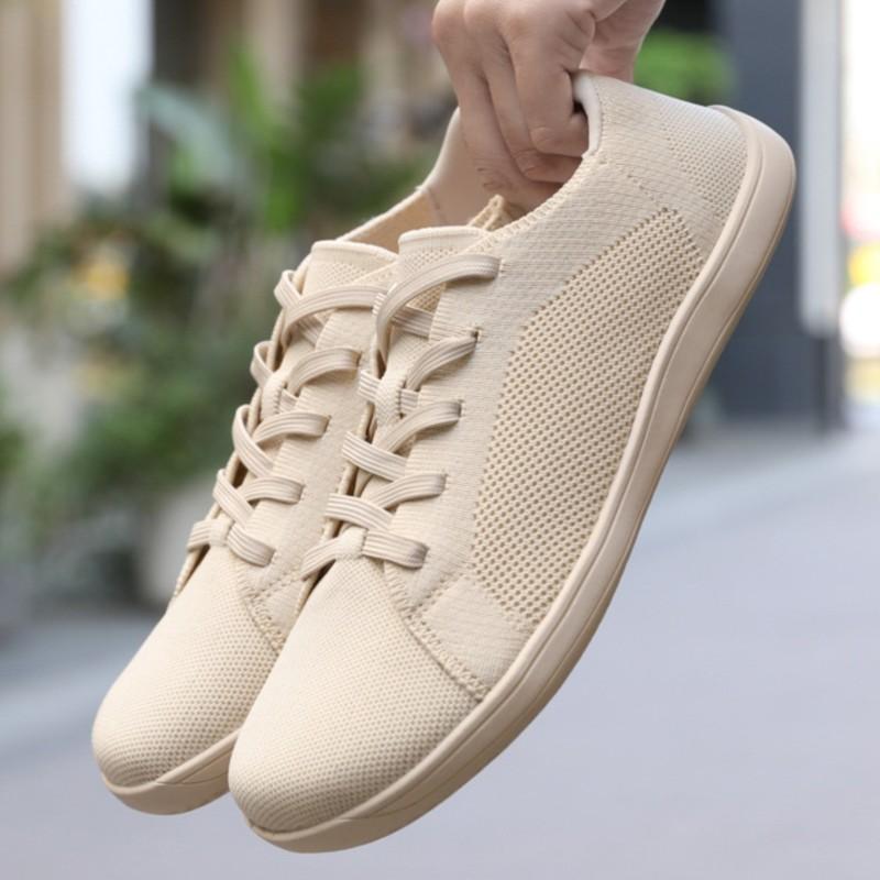 Women Wide Head Outdoor Barefoot Casual Toe Box Shoes Men Breathable Zero Drop Couples Sports Shoes Soft Slip On Walking Sneaker