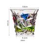 Classic Italy Zecchin Design Multicolor Crystal Whisky Glasses Gothic Old Fashioned Rock Glass Hand Painted Dazzle Color Whisky Tumbler