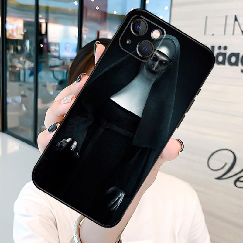 The Nun Valak Horror Phone Case For iPhone 13 12 Mini 11 14 15 Pro Max SE 2020 7 8 Plus X XS Max XR Cover Shell